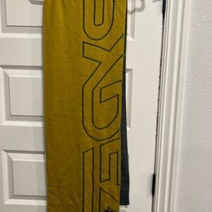 Spyder Mustard and Gray Knit Scarf
